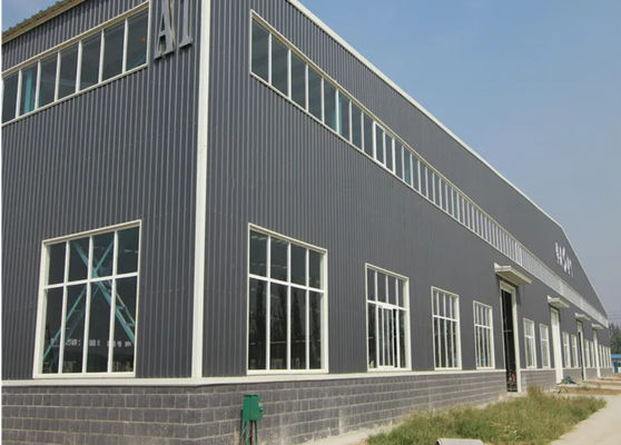 Uzun Açıklıklı Dayanıklı Prefabrik Çelik Yapı Bina İnşaat Tedarik