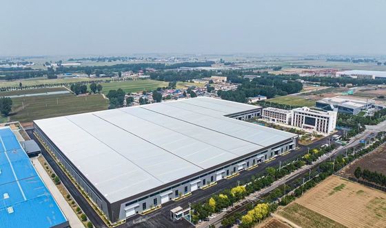 Çevre Dostu ve İnşaat Çözümleri ile Endüstriyel Amaçlı Çelik Yapı Depo için Rijit Çerçeve Tasarımı