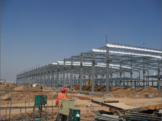 Prefabrik Çelik Çerçeve Yapısı İnşaat Emtia Depolama Deposu