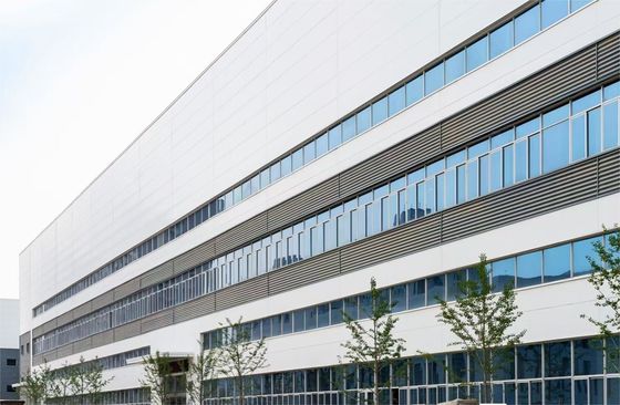 Boyalı Portal Sert Çerçeve Ön Yapılı Çelik Yapı Verimlilik ve Istikrar İçin Depo