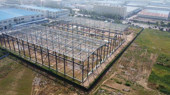 Yüksek Güçlü Prefab Çelik Yapı Uzun Süren Sabit Binalar