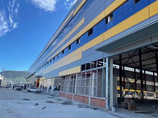 Hafif özelleştirilebilir prefabrik çelik yapı depolama iş depolama için mükemmel çözüm