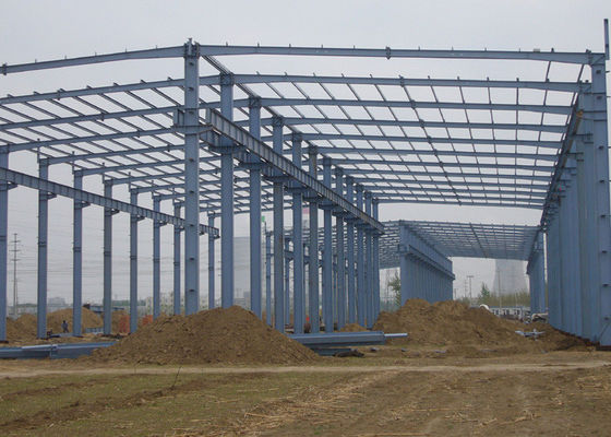 Galvanizli Özelleştirilmiş Prefabrik Çelik Konstrüksiyon Çerçeve Bina Tedariki